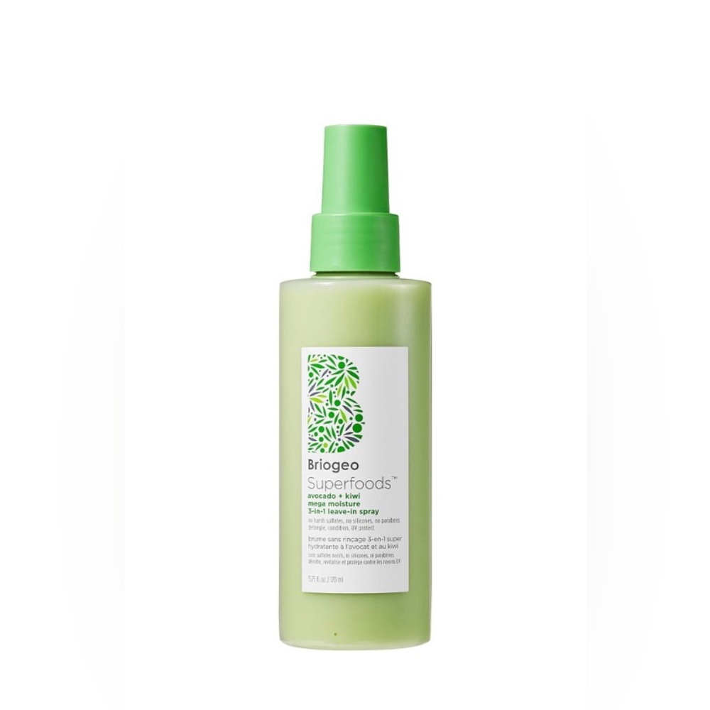 BRIOGEO Avocado + Kiwi Mega Moisture 3-in-1 Leave-In Spray